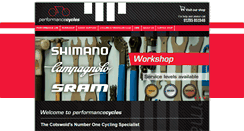 Desktop Screenshot of performancecycles.co.uk